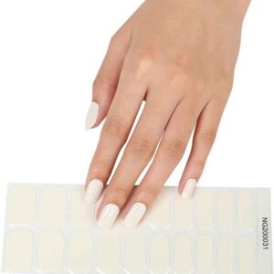 OFF WHITE Semicured Gel Nail Sticker Kit