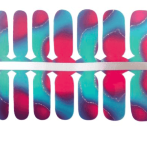 BLACK MARBLE Gel nail wrap kit