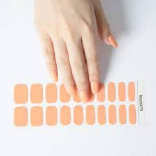 CORAL Semicured Gel Nail Sticker Kit