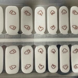 WEATHER Gel nail wrap kit