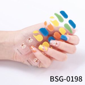 TEDDY Semicured Gel Nail Sticker Kit