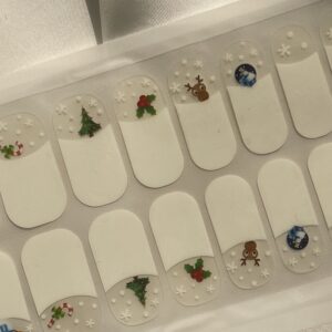 CHRISTMAX Gel nail wrap kit