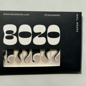 B/W ABSTRACT gel nail wrap kit