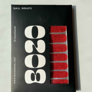 RED WINE Gel nail wrap kit
