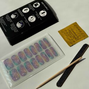 CELESTIAL GLITTER Gel nail wrap kit