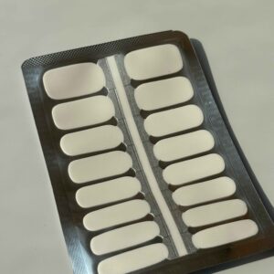 SOLID WHITE Gel nail wrap kit